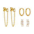 Set Orecchini Eclat placcati oro 18k