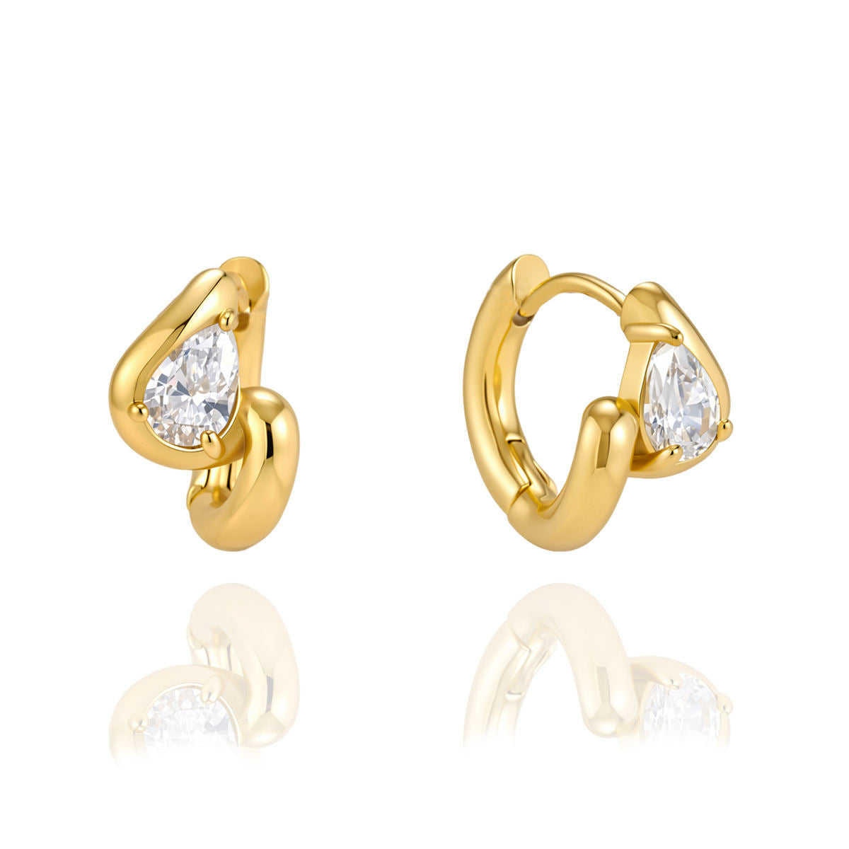 Orecchini Lumi placcati oro 18k