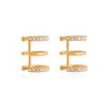 Ear Cuff Entrelac placcati oro 18k