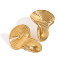 Orecchini Flow placcati oro 18k