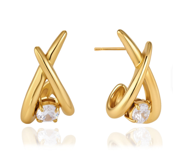Orecchini Xira placcati oro 18k