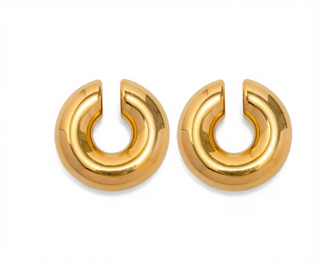Ear cuff Eclipse placcati oro 18k