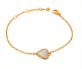 Bracciale Silver Heart placcato oro 18k