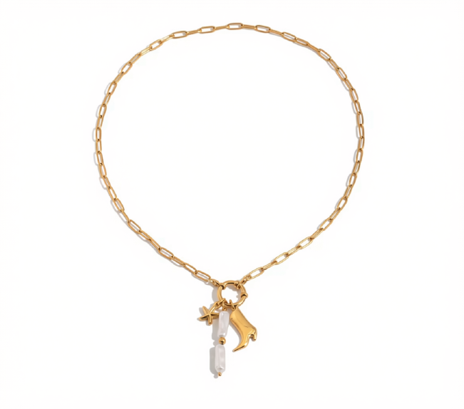 Collana Bella placcata oro 18k